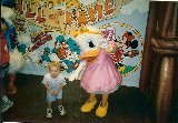 Jacob meets Daisy Duck in Magic Kingdom Jacob meets Daisy Duck in Magic Kingdom