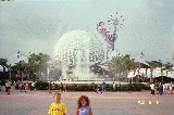 Jacob Wikman and Anna Van Newkirk at Epcot Center