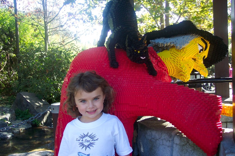 Rachel and I visited Legoland which is located between Los Angeles and San Diego
