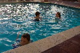 Swimming pool at hotel in Laguna Beach Swimming pool at hotel in Laguna Beach