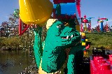 Rachel and I visited Legoland which is located between Los Angeles and San Diego Rachel and I visited Legoland which is located between Los Angeles and San Diego