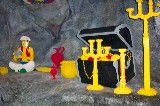 Lego Aladdin on the Legoland fairytale ride Lego Aladdin on the Legoland fairytale ride