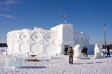 This is the Ice Theater next to the Ice Hotel This is the Ice Theater next to the Ice Hotel