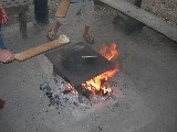 Making barley bread as they did 1,500 years ago