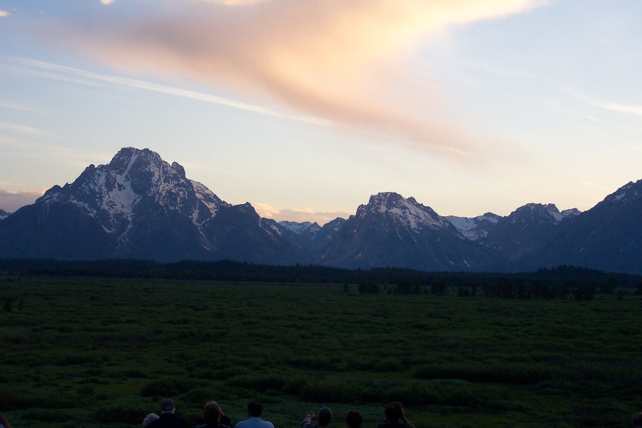 Sundawn Grand Teton Range