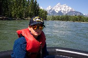 Jacob on snake river (in Grand Teton)