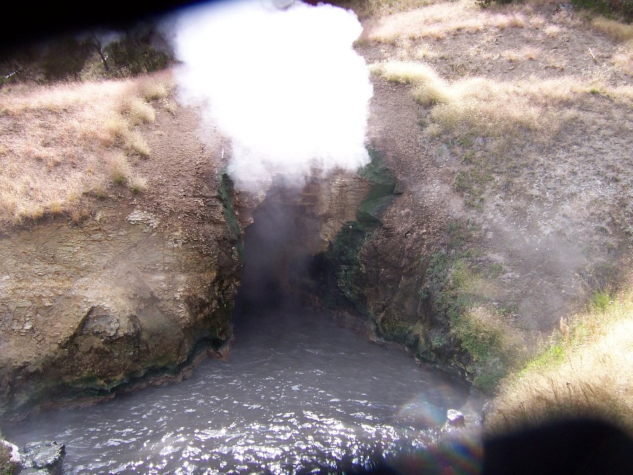 Dragons mouth, a hot spring