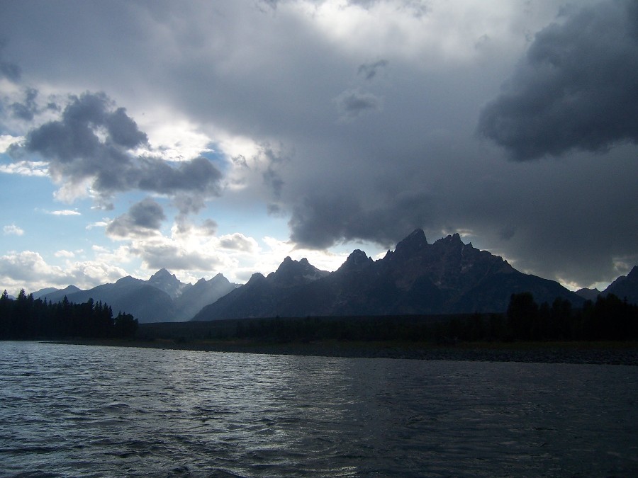 Grand Teton Range from Snake River