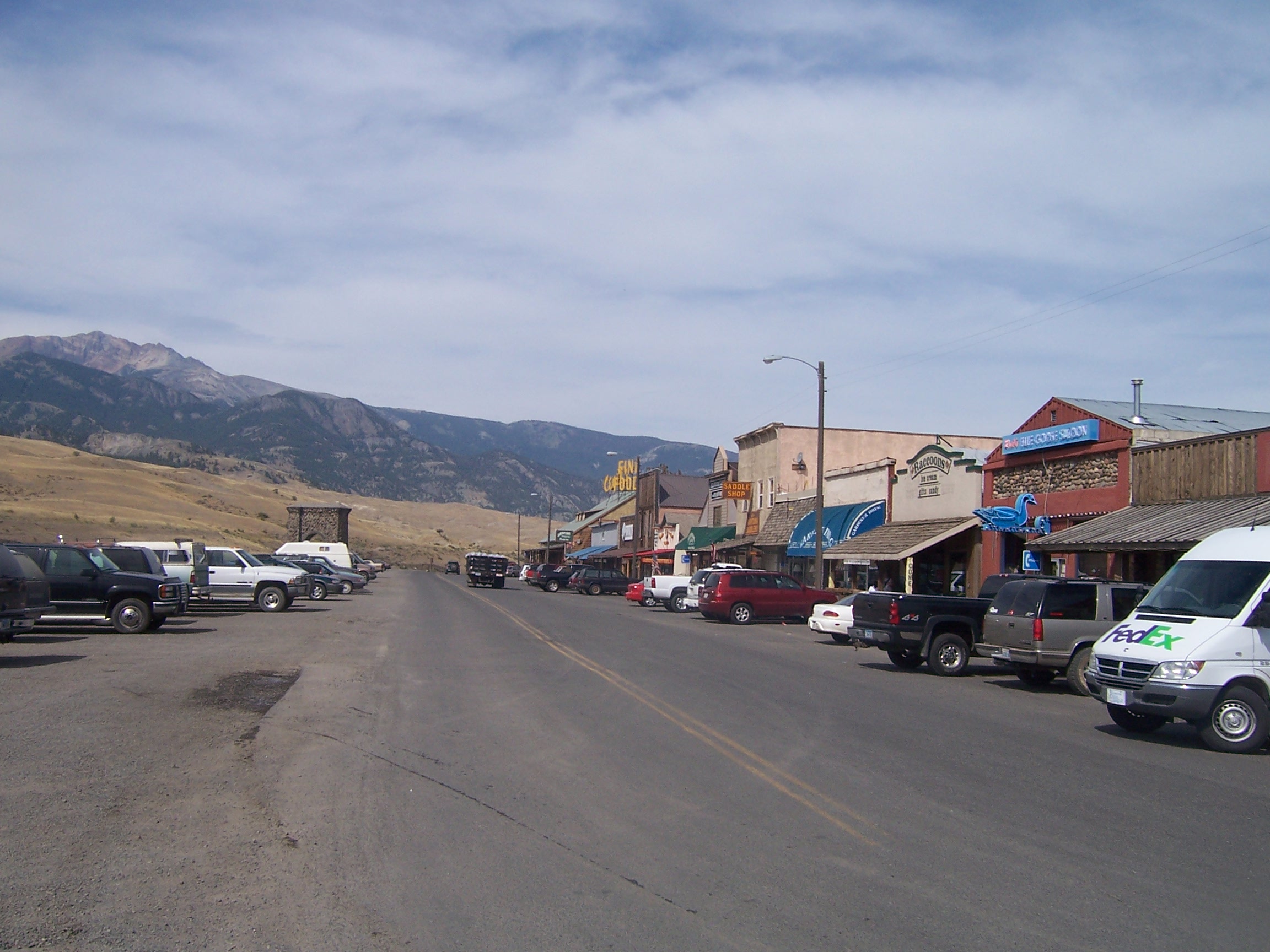 Gardiner a town just north of Yellowstone. An old fashioned wild west kind of town.
