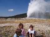 David, Rachel, Jacob, and Old Faithful