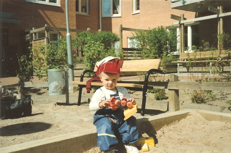 Jacob played a lot at this playground in Vsters Sweden