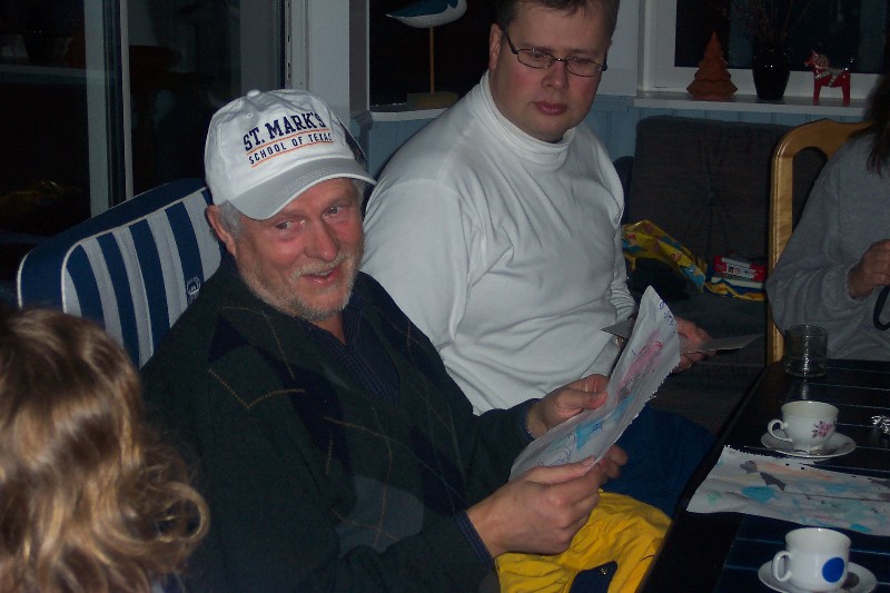 Rachel made stig a drawing